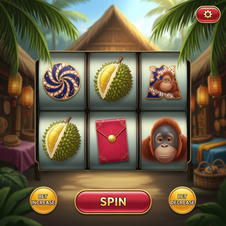 Illustrates the cultural connection and familiar themes of local Malaysian slots.