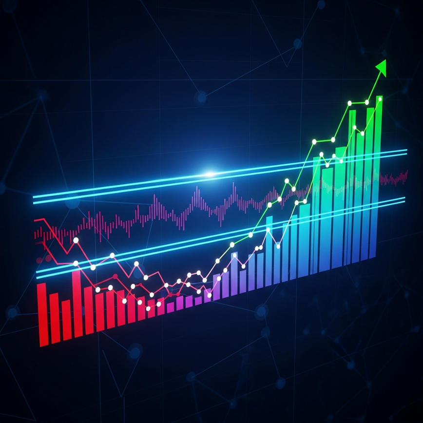 Visualizes the dynamic risk and reward of Spread Betting, contrasting it with fixed outcomes and emphasizing data-driven decisions.
