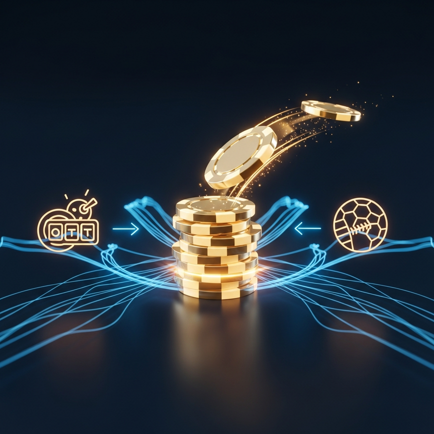 以视觉方式呈现一站式平台内的安全支付、数据保护和无缝资金转账概念，与“安全考量”和“无缝资金转账”部分相符。