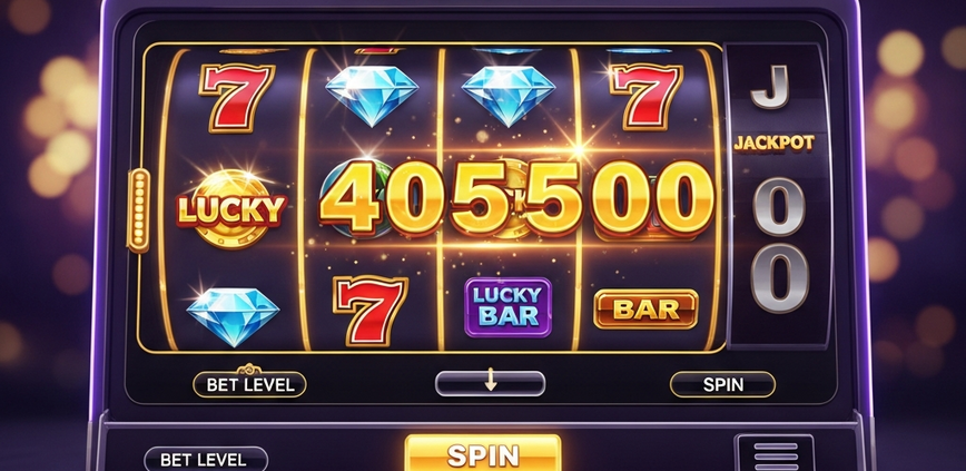 Hyper-realistic rendering of a vibrant progressive jackpot slot machine interface showing spinning reels with winning symbols and a massive, dynamically increasing prize pool display, set against a luxurious online casino backdrop, symbolizing a life-changing win opportunity.