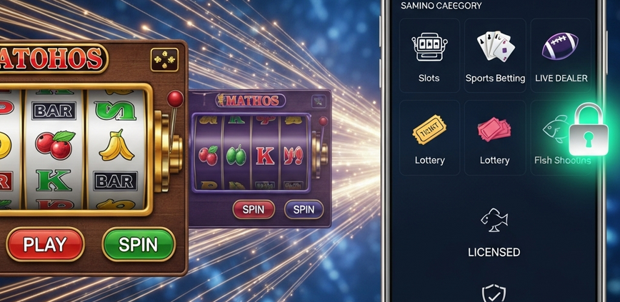 A visually dynamic image depicting the evolution of Malaysian online casinos over a decade, transitioning from a classic slot interface to a modern, mobile-first gaming lobby with security and licensing symbols, set against a luxurious digital backdrop.