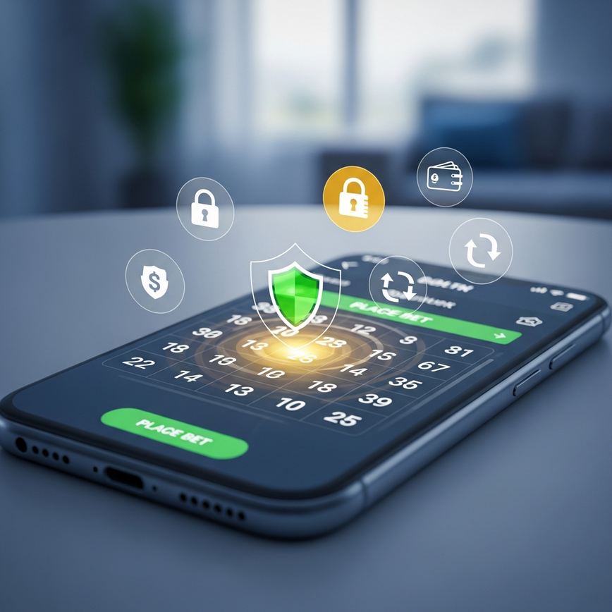 To illustrate the convenience, security, and mobile-first experience of playing 4D lottery on the featured online platform, as described in 'Our Platform Advantages' and 'Getting Started.'